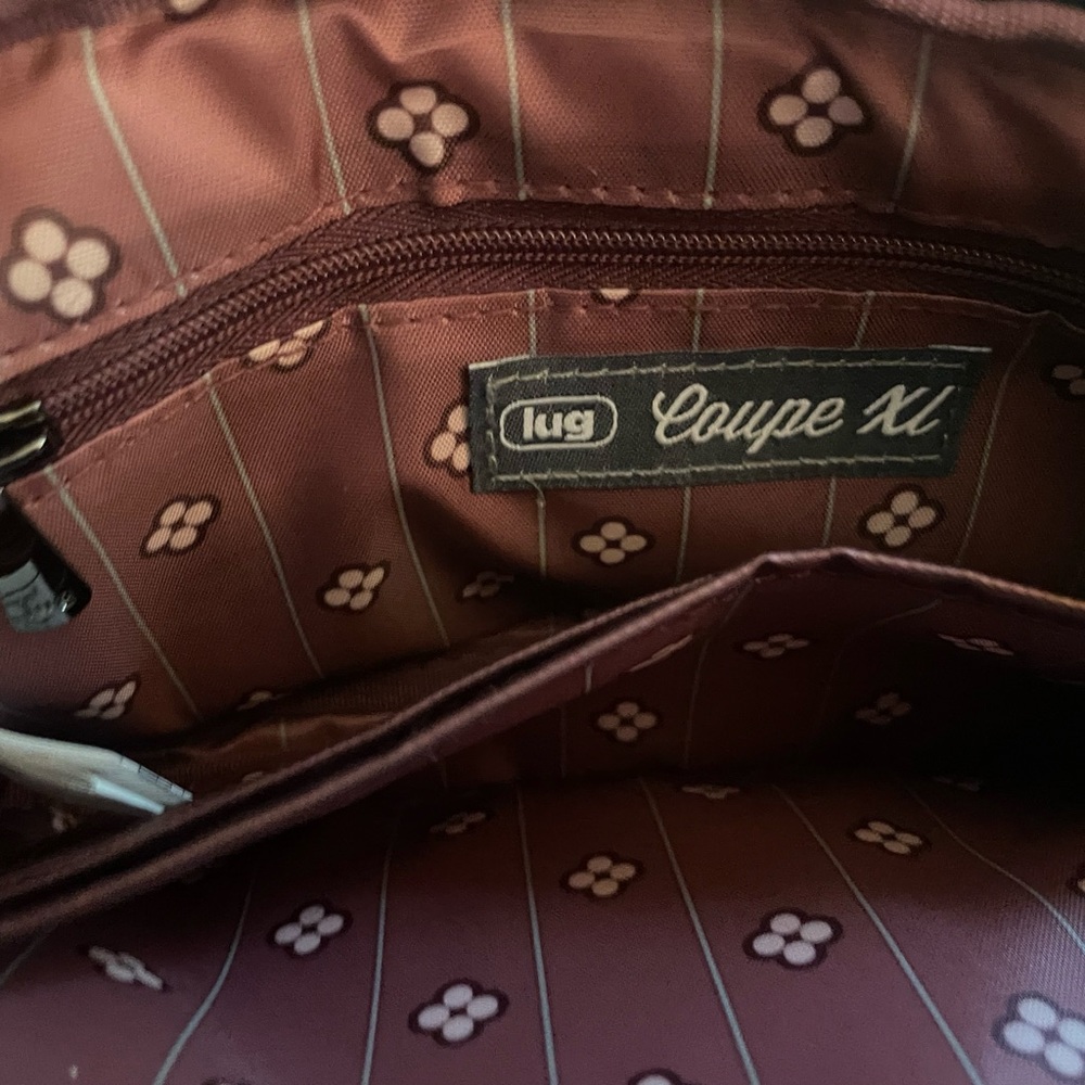 Lug Coupe XL convertible bag metallic burgundy - Picture 3 of 4